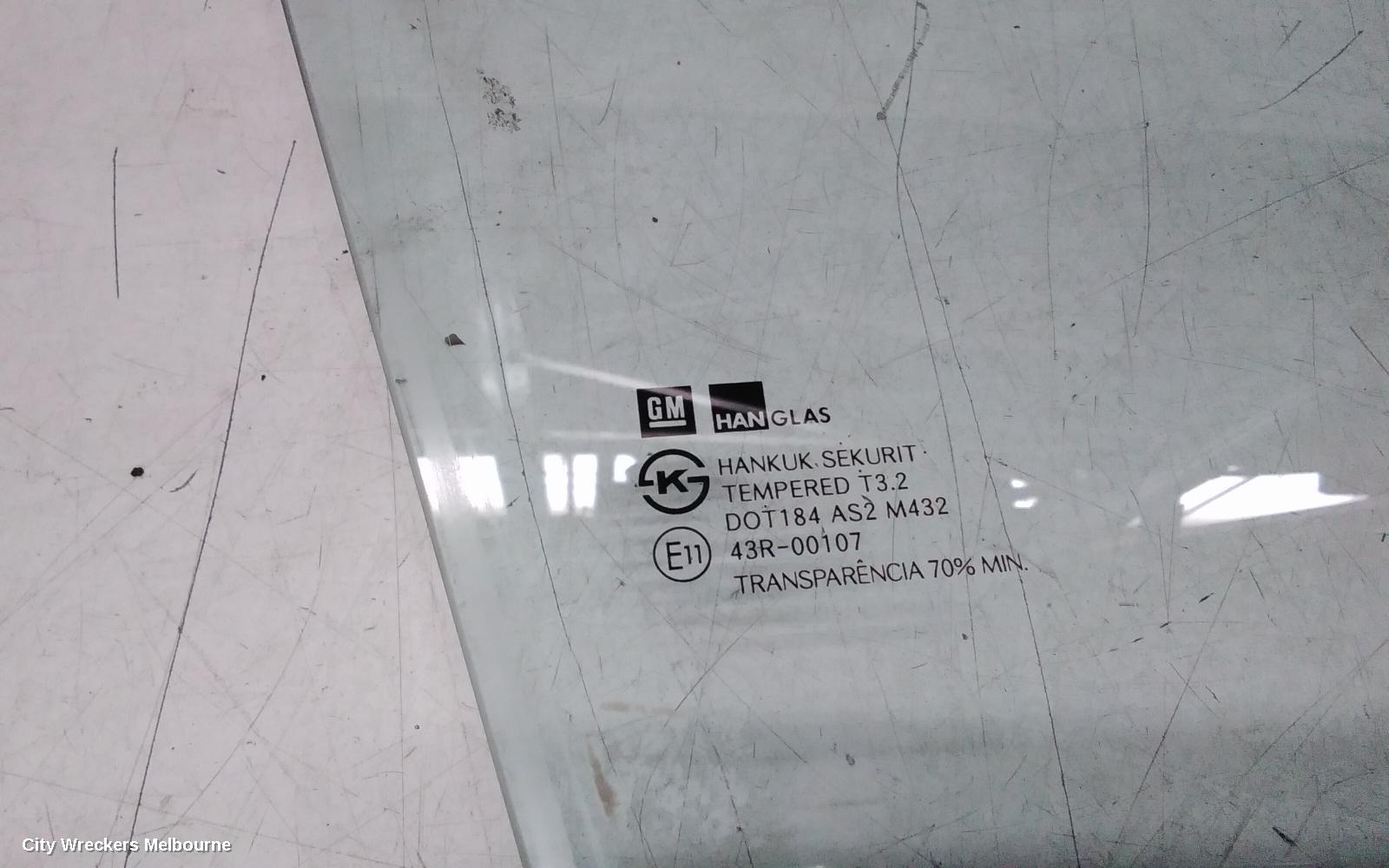 HOLDEN BARINA RIGHT FRONT DOOR WINDOW, TK, SEDAN/5DR HATCH, 12/2005 - 12/2012 - Image 3