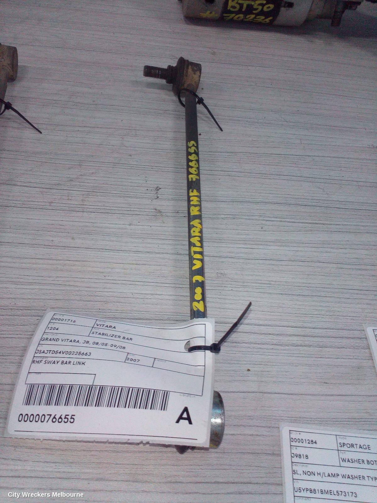 SUZUKI VITARA STABILISER BAR, GRAND VITARA, JB, 08/2005 - 09/2008 - Image 3