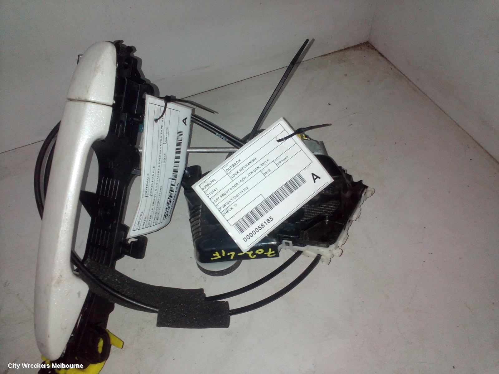 SUBARU OUTBACK DOOR/BOOT/GATE LOCK, LEFT FRONT DOOR LOCK, 6TH GEN, 08/2014 ONWARDS - Image 1