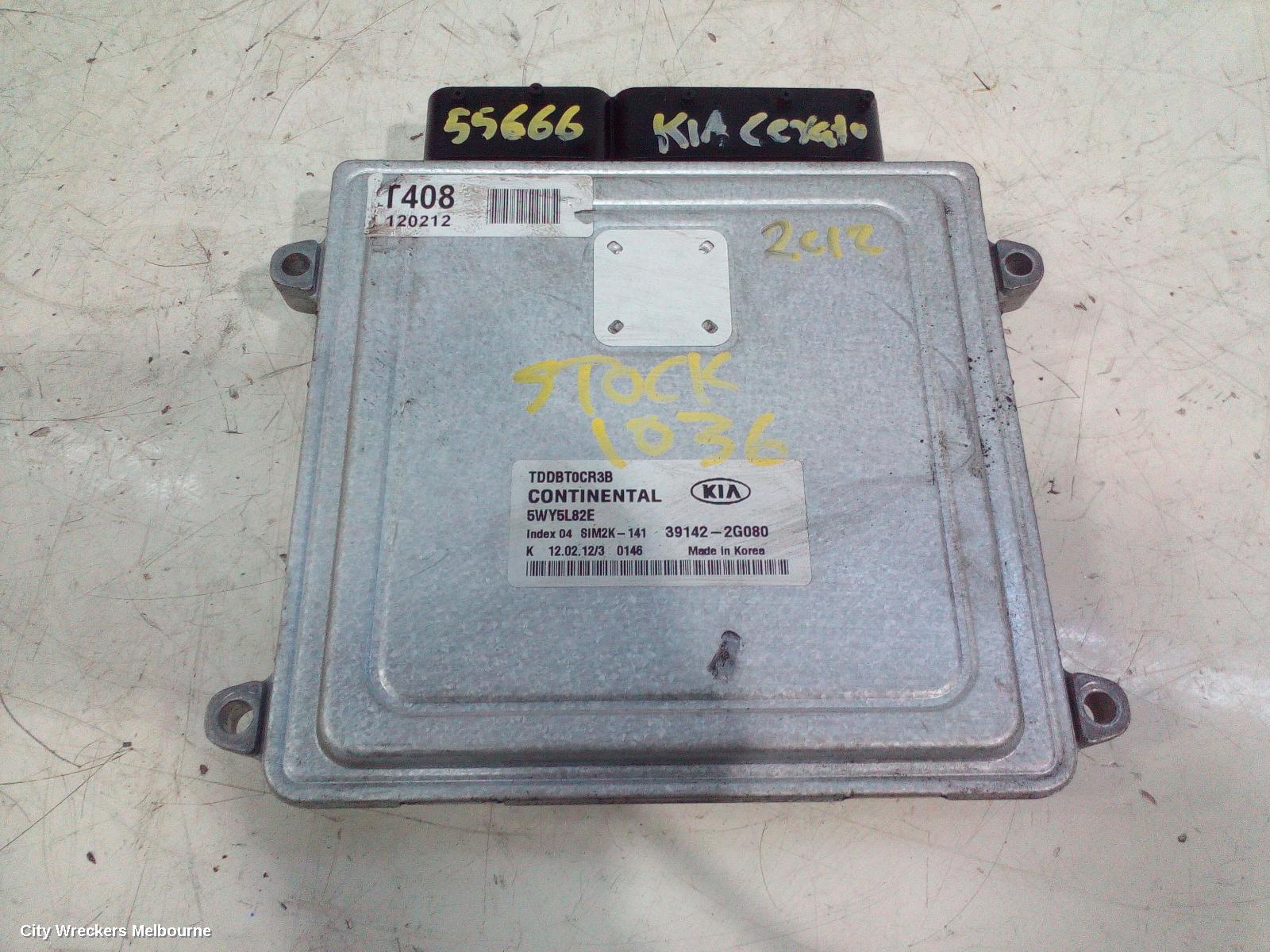 KIA CERATO ECU, ENGINE ECU, PETROL, AUTO T/M, 4 SPEED, COUPE, ECU ONLY, TD, 07/2009 - 03/2013 - Image 2