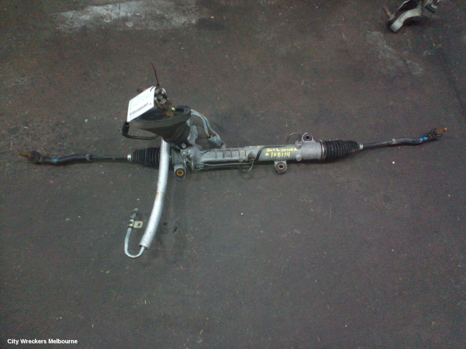 TOYOTA COROLLA STEERING BOX/RACK, ZZE122 POWER -REMOVABLE HEAD TYPE 12/2001 - 06/2007 - Image 1