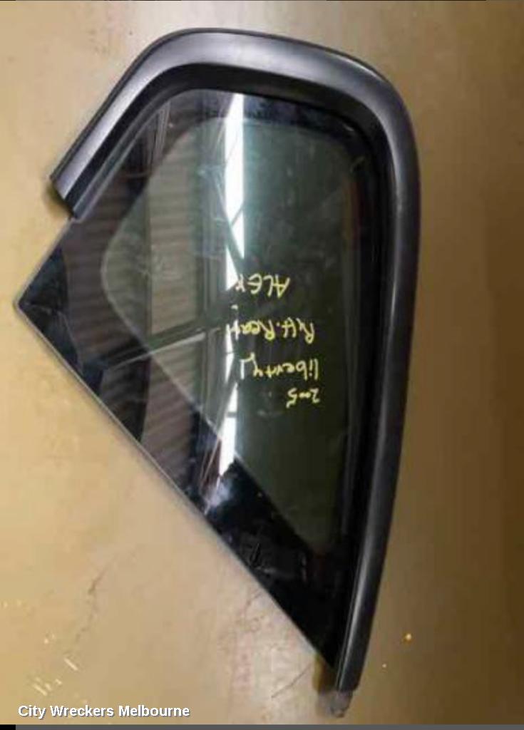 SUBARU LIBERTY RIGHT REAR SIDE GLASS, 4TH GEN, SEDAN, 09/2003 - 08/2009 - Image 1