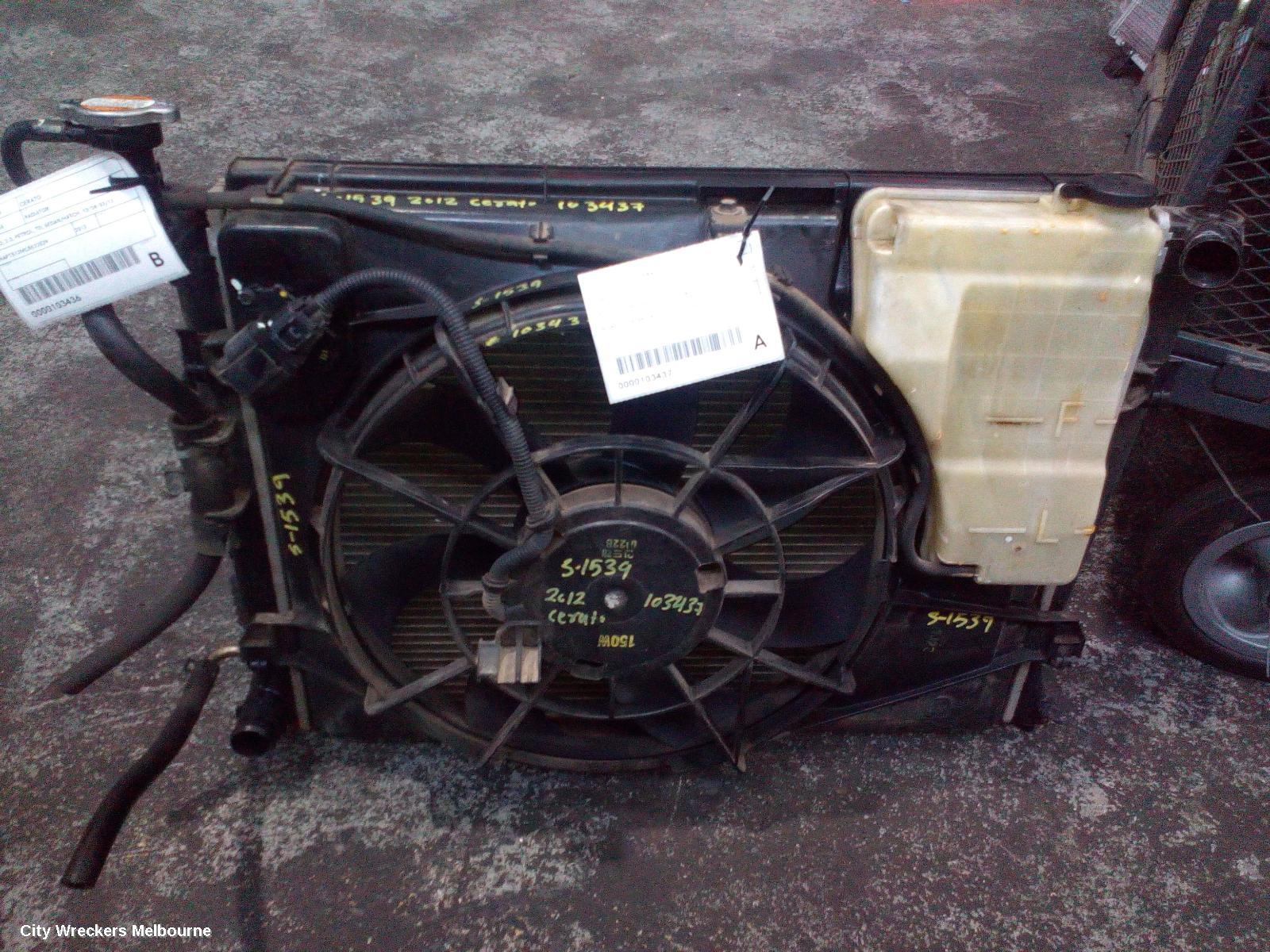 KIA CERATO RADIATOR, AUTO, 2.0, PETROL, TD, SEDAN/HATCH, 10/2008 - 03/2013 - Image 3