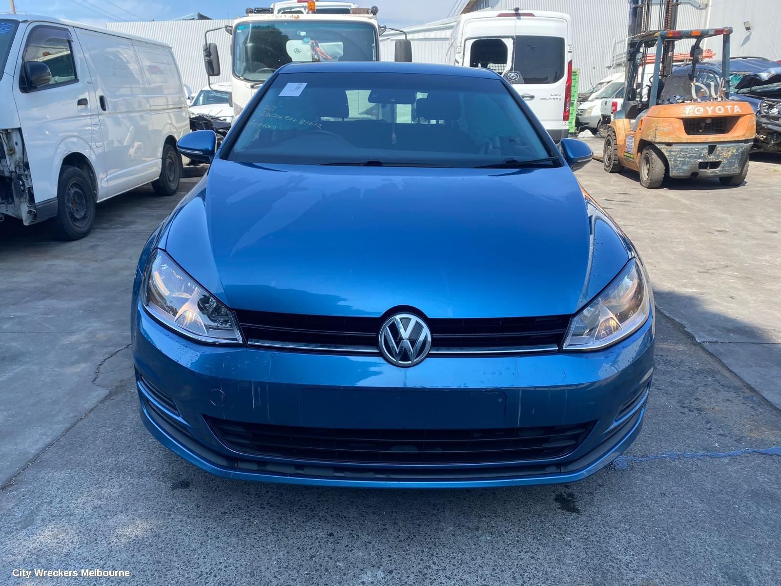VOLKSWAGEN GOLF REAR BUMPER, BUMPER BAR, GEN 7, HATCH/GTI, NON PARK SENSOR TYPE, 11/2012 - 03/2017 - Image 1