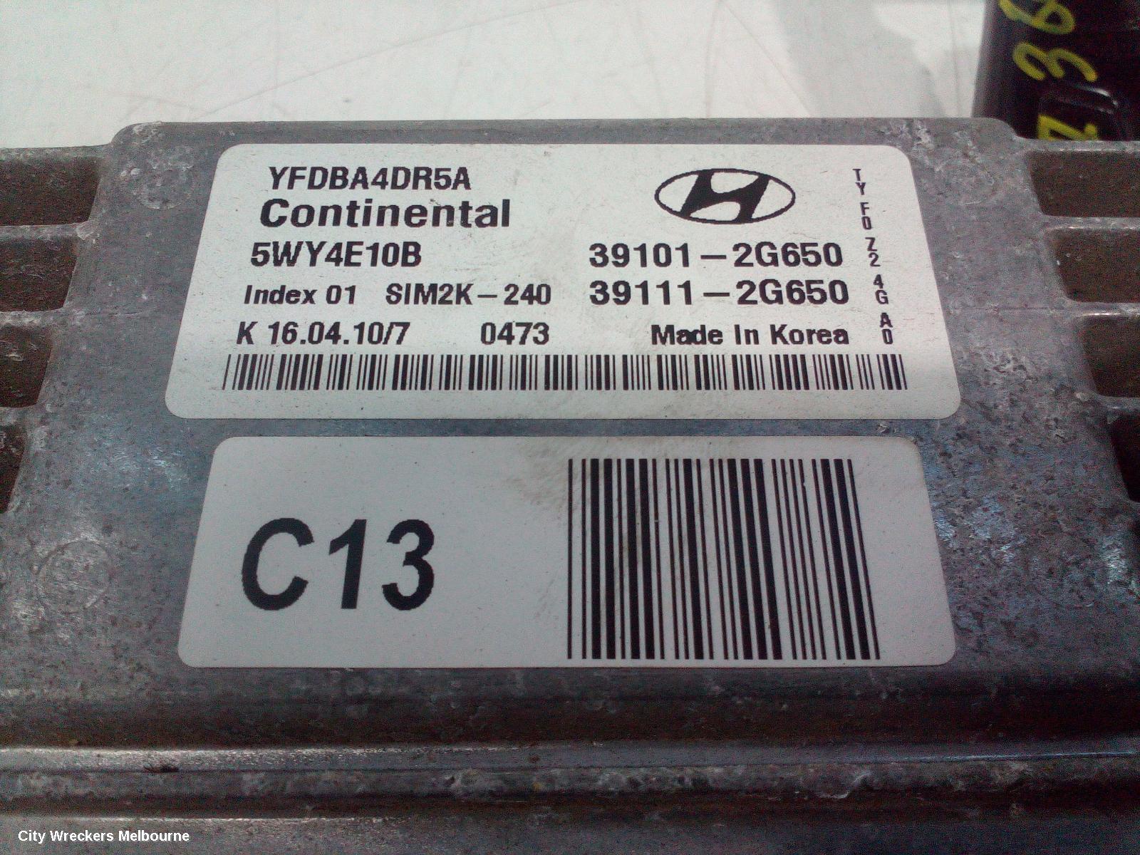 HYUNDAI I45 ECU, ENGINE ECU, 2.4, G4KJ, AUTO TM, ECU ONLY, YF, 02/2010 - 04/2014 - Image 3