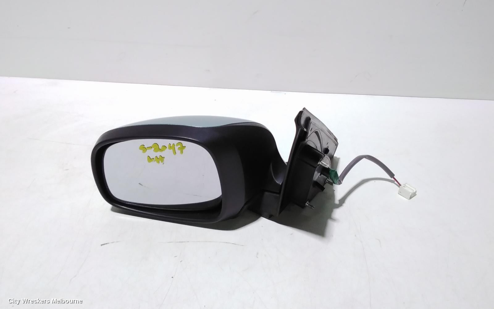 SUZUKI SWIFT LEFT DOOR MIRROR, RS415/RS416, NON INDICATOR, 3 WIRE TYPE, MIRROR ON HEAD #011115, 09/2004 - 02/2011 - Image 1
