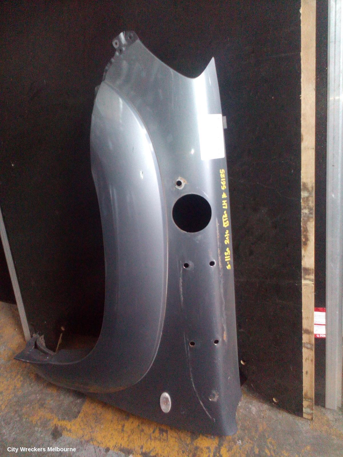 MAZDA BT50 LEFT GUARD, UN, FLARED, W/ SNORKEL TYPE, 11/2006 - 09/2011 - Image 1