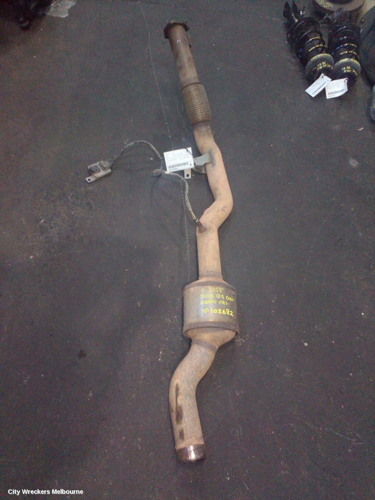 AUDI Q7 CATALYTIC CONVERTER, UNDER CAR-CAT TYPE, 3.0, DIESEL, CRTC/CZZA CODE, 4M, 09/2015 - 03/2020 - Image 2