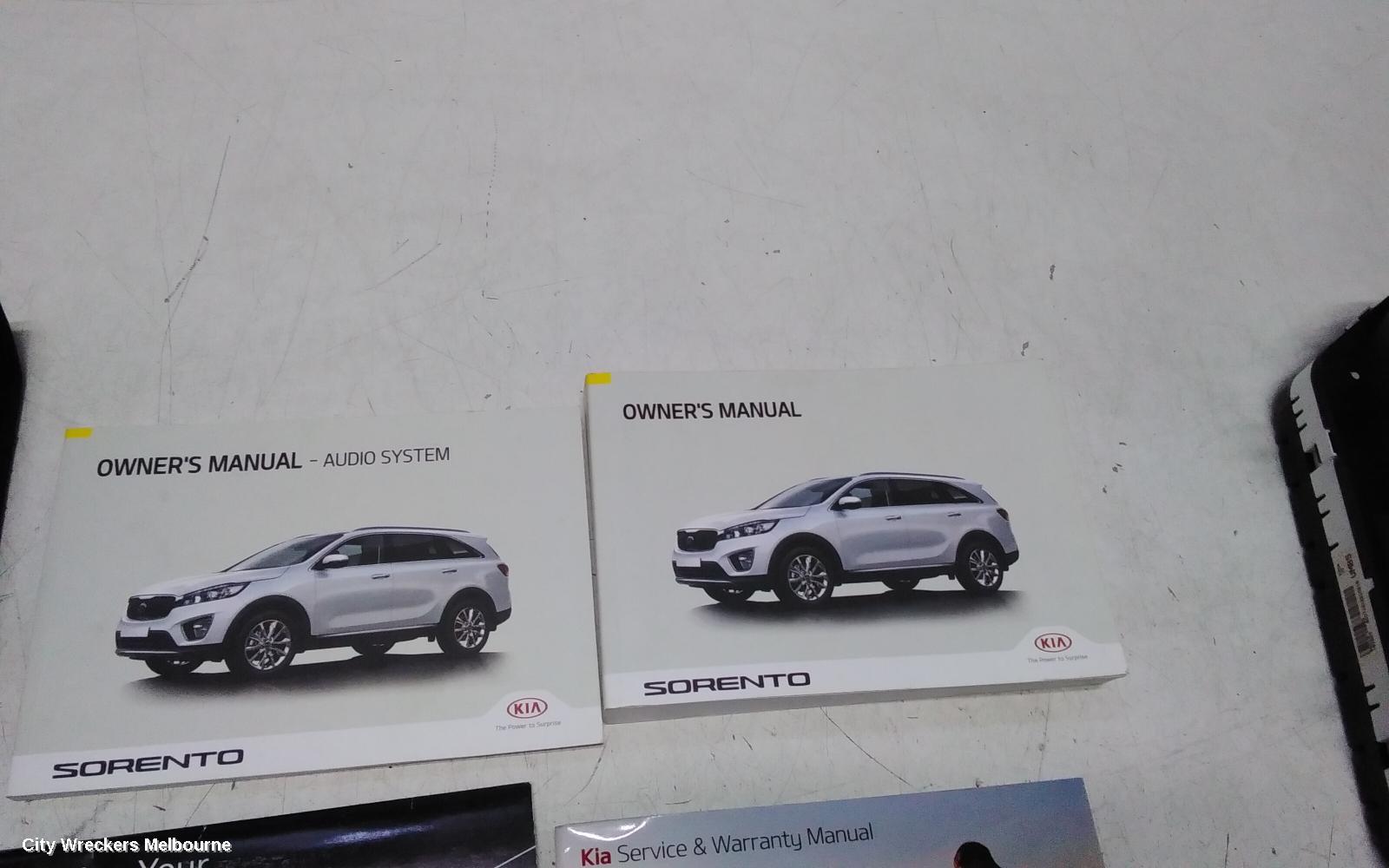 KIA SORENTO OWNERS HANDBOOK, UM, 03/2015 - 02/2020 - Image 2