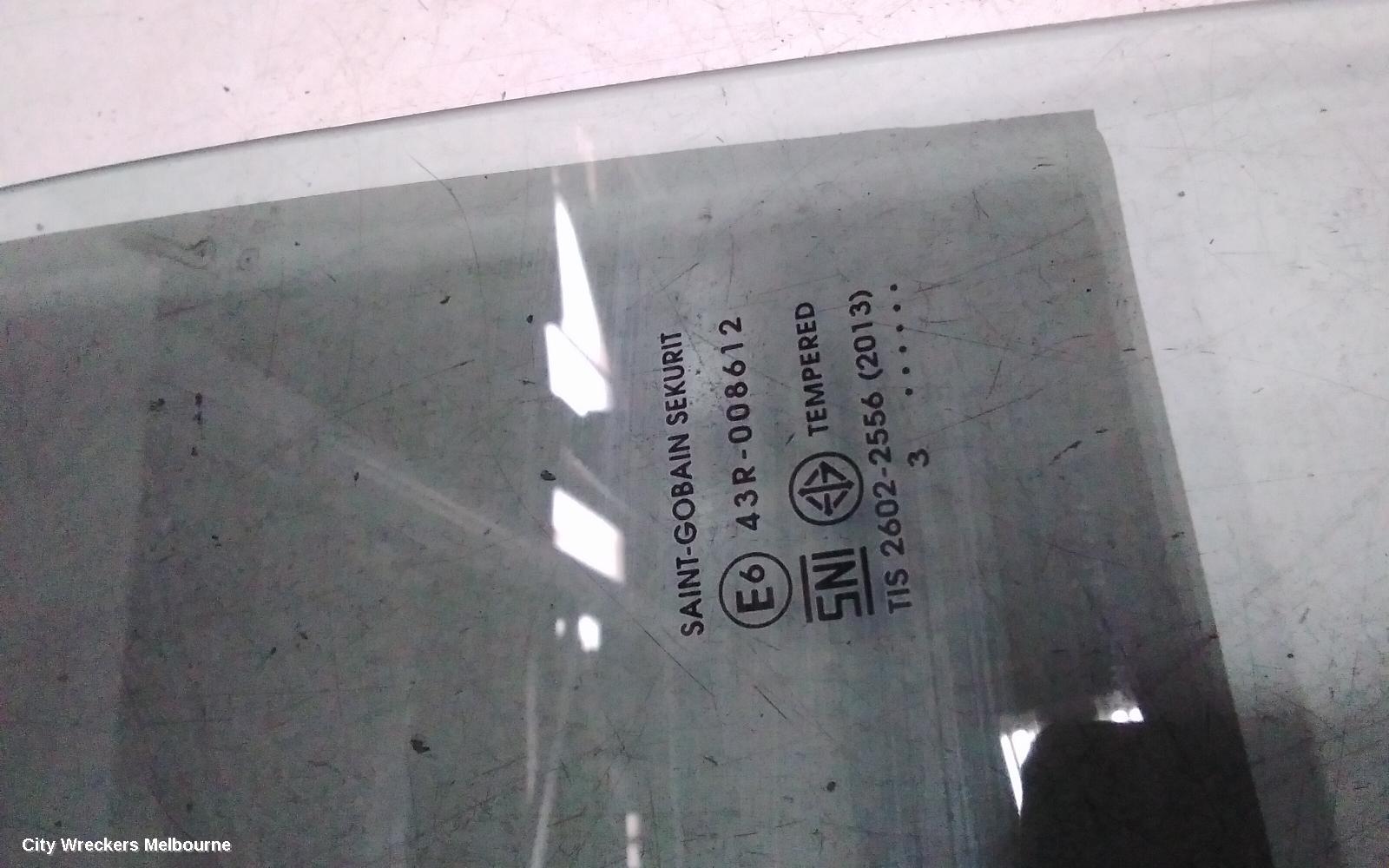 MITSUBISHI PAJERO LEFT FRONT DOOR WINDOW, QE, PAJERO SPORT, 10/2015 ONWARDS - Image 2