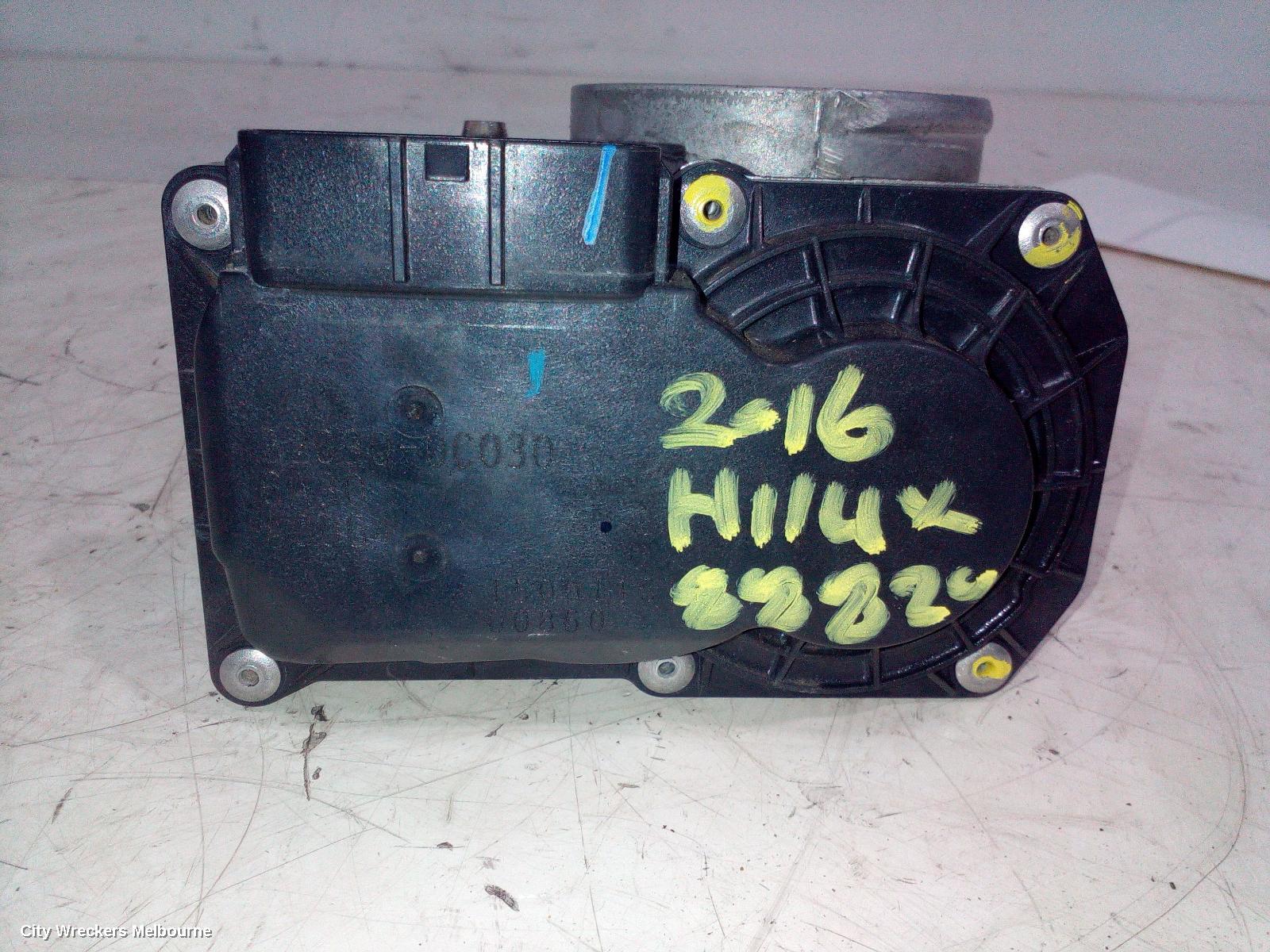 TOYOTA HILUX THROTTLE BODY, 2.7, PETROL, 09/2015 ONWARDS - Image 2