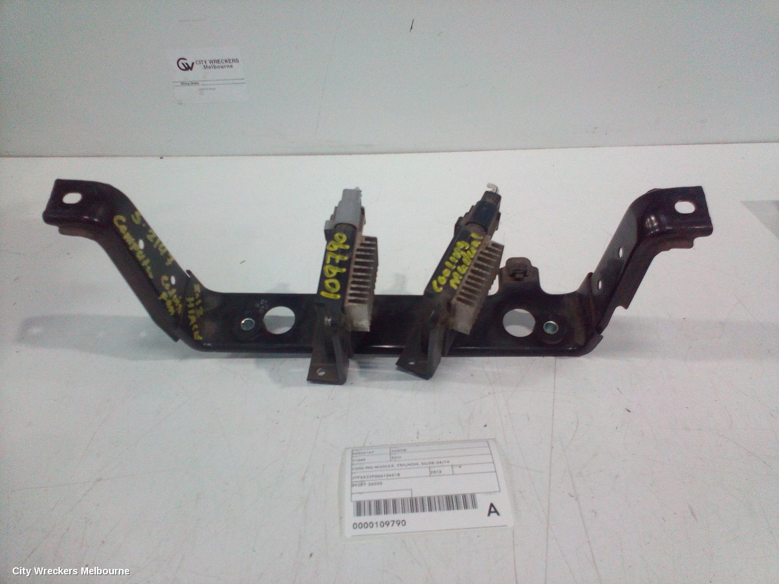 TOYOTA HIACE ECU, COOLING MODULE, TRH/KDH, 03/2005 - 04/2019 - Image 1