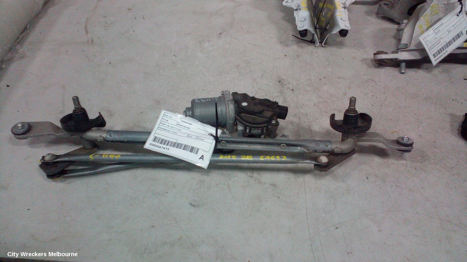 HOLDEN COMMODORE WIPER MOTOR, FRONT, ZB, 10/2017 - 12/2020 - Image 2