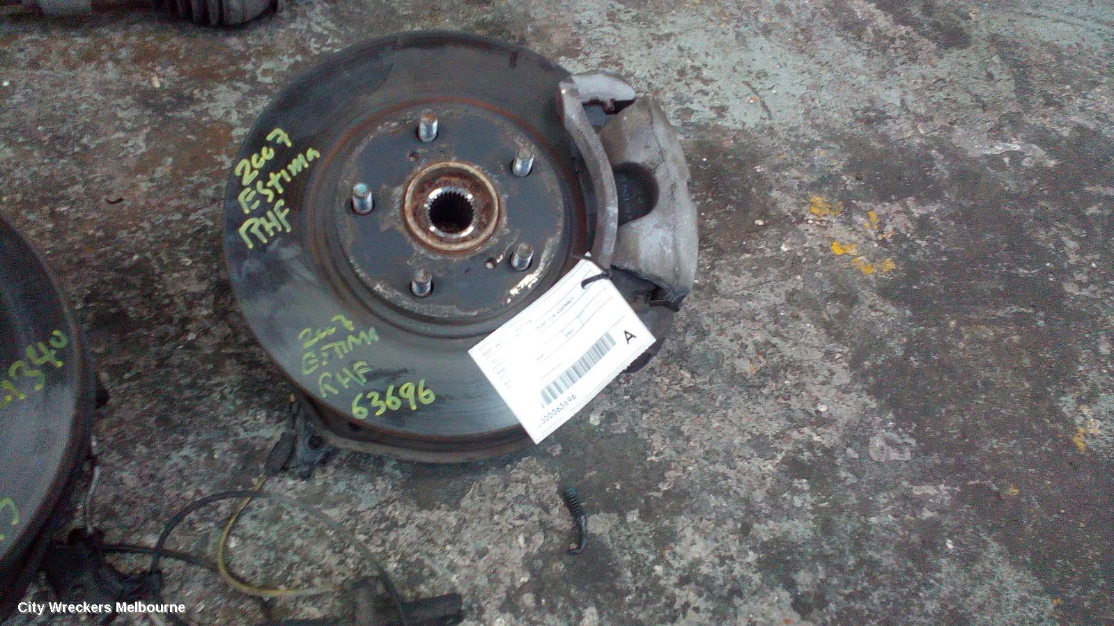 TOYOTA ESTIMA RIGHT FRONT HUB ASSEMBLY, XR50, 05-19 - Image 1