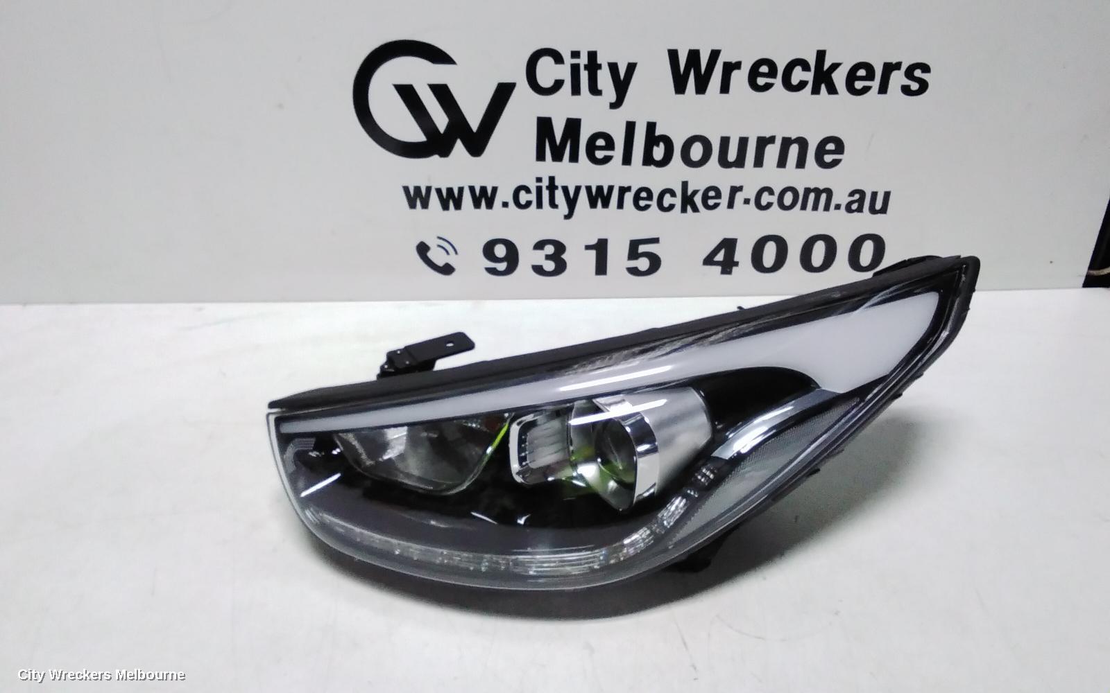 HYUNDAI IX35 LEFT HEADLAMP, LM SERIES, KOREAN BUILT (VIN KMHJ), LED AT BOTTOM TYPE, 09/2013 - 01/2016 - Image 1