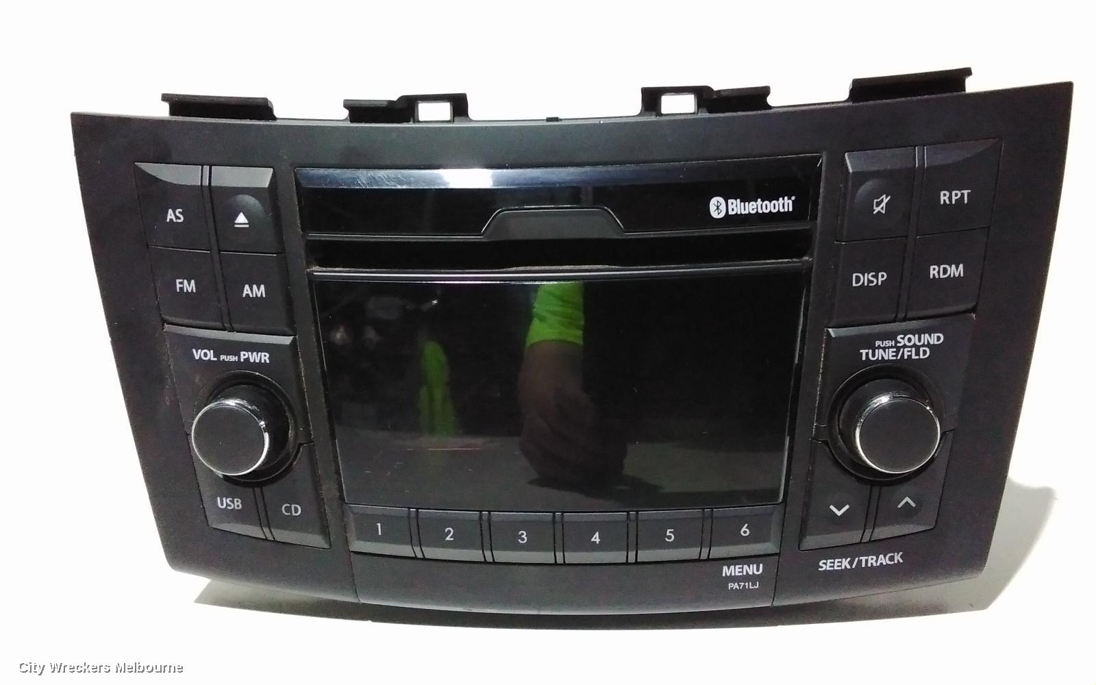 SUZUKI SWIFT RADIO/CD/DVD/SAT/TV, CD PLAYER, NON BLUETOOTH TYPE, FZ, 08/2010 - 03/2017 - Image 2