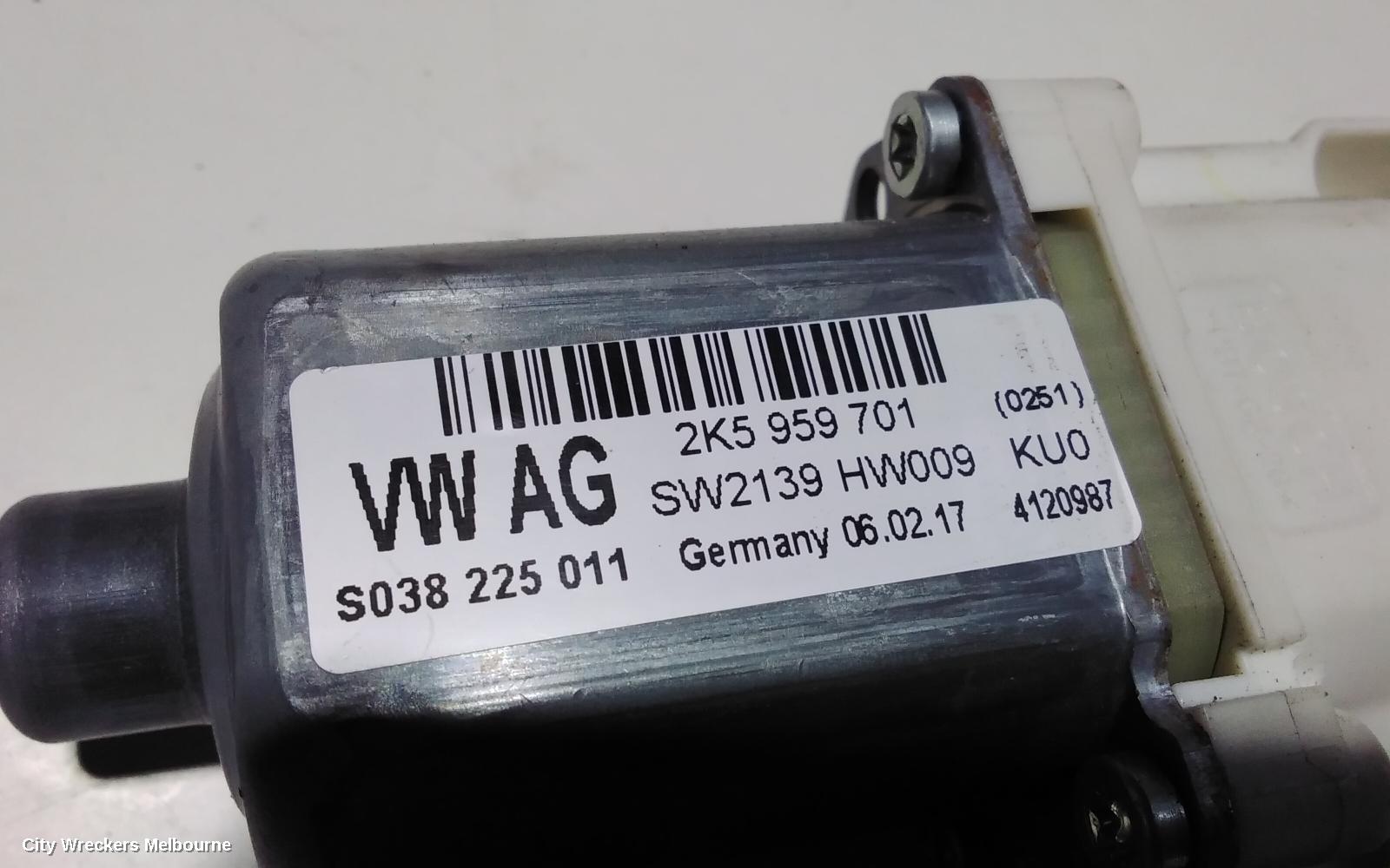 VOLKSWAGEN CADDY RIGHT FRONT WINDOW REG/MOTOR, 2KN, POWER, 12/2015 - 02/2021 - Image 2