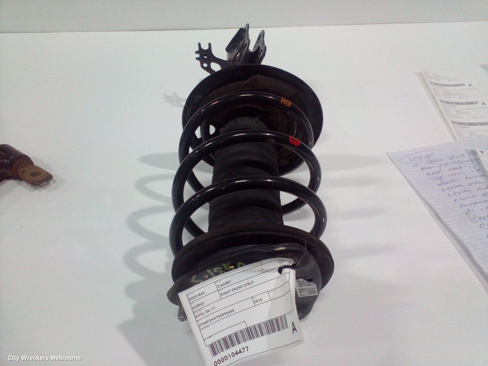 TOYOTA CAMRY RIGHT FRONT STRUT, XV70, NON HYBRID TYPE, 09/2017 ONWARDS - Image 3