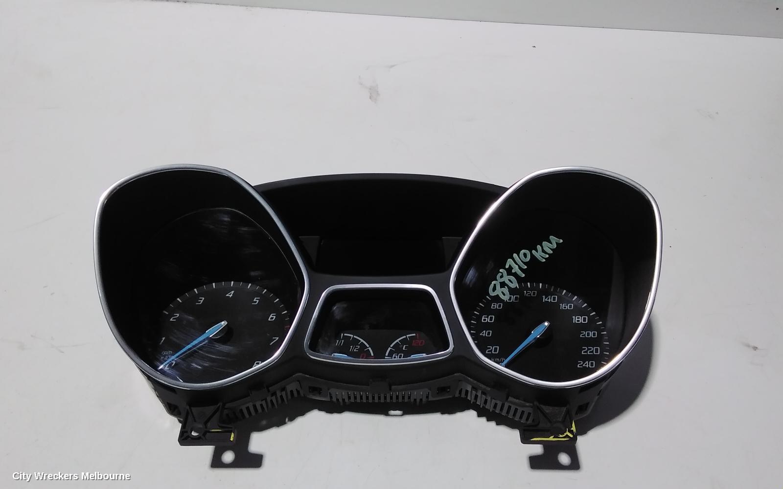 FORD FOCUS INSTRUMENT CLUSTER, INSTRUMENT CLUSTER, DIESEL, MANUAL, LW, 05/2011 - 08/2015 - Image 1