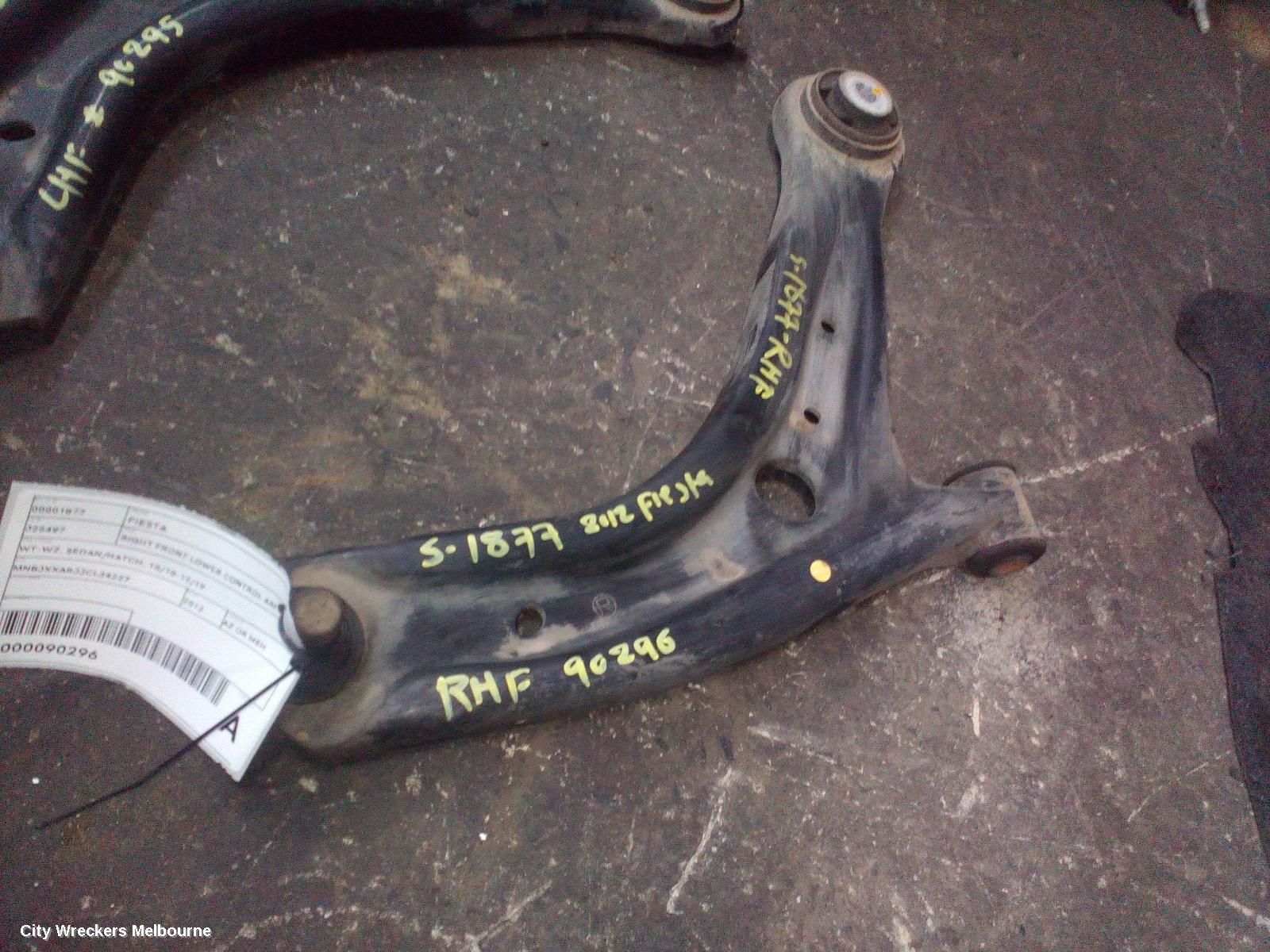 FORD FIESTA RIGHT FRONT LOWER CONTROL ARM, WT-WZ, SEDAN/HATCH, 10/2010 - 12/2019 - Image 1