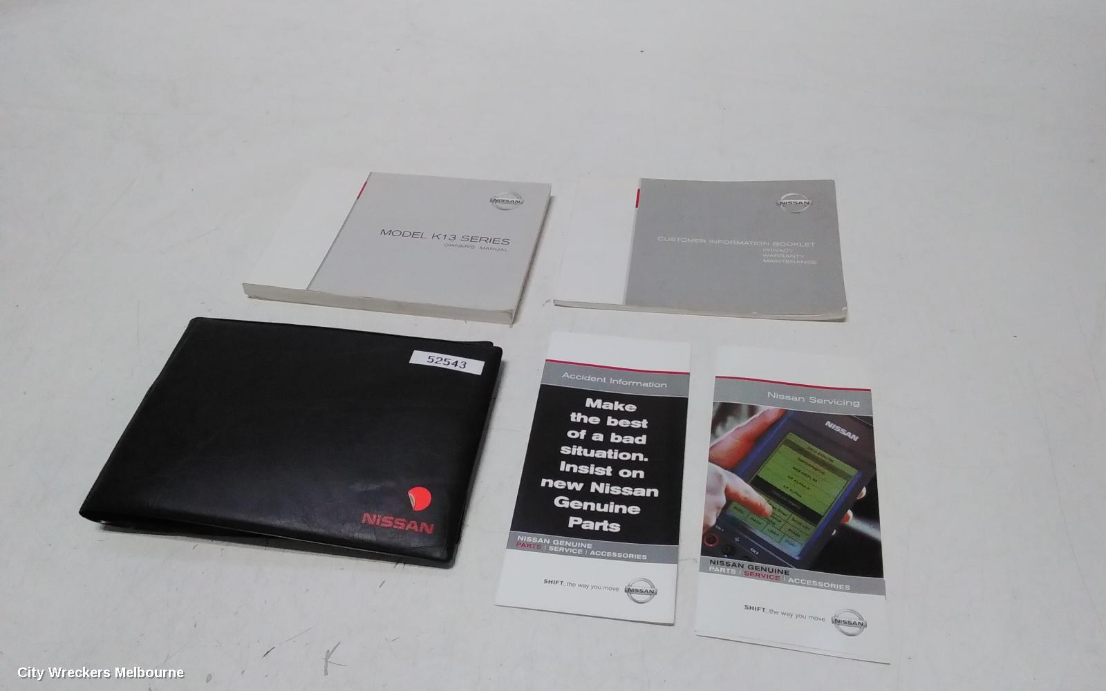 NISSAN MICRA OWNERS HANDBOOK, K13, 11/2010 - 12/2016 - Image 2