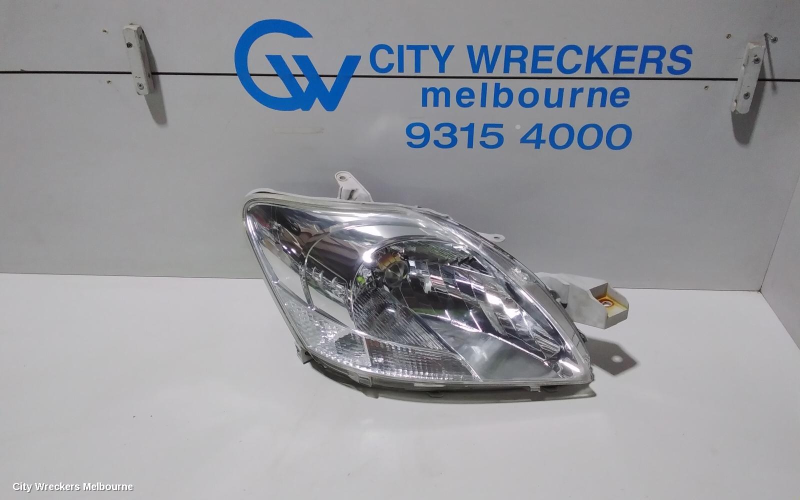 TOYOTA YARIS RIGHT HEADLAMP, NCP9#, SEDAN, NON HID, ELECT ADJ, LENS# 52163, 03/2006 - 06/2016 (AUS ONLY) - Image 1