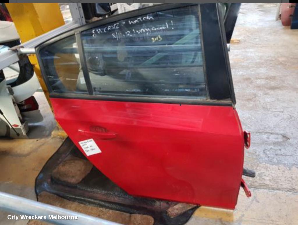 HOLDEN CRUZE RIGHT REAR DOOR, JH, HATCH, 03/2011 - 01/2017 - Image 1
