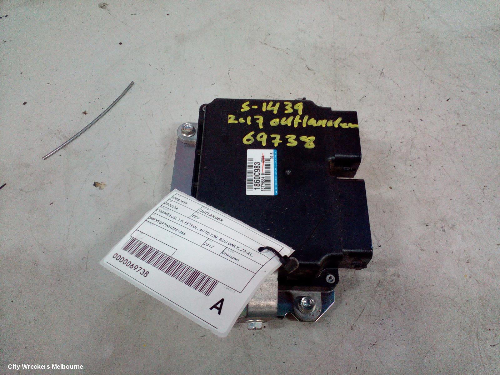 MITSUBISHI OUTLANDER ECU, ENGINE ECU, 2.0, PETROL, AUTO T/M, ECU ONLY, ZJ-ZL, 10/2012 - 07/2021 - Image 2