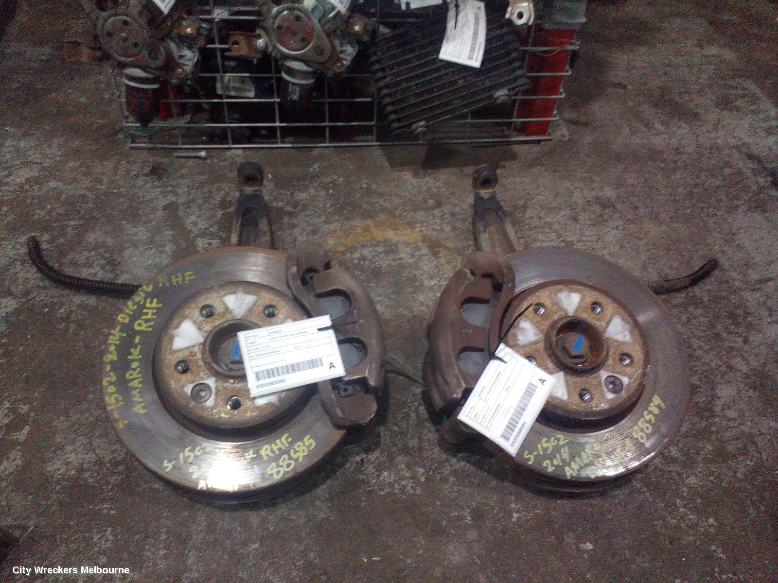 VOLKSWAGEN AMAROK RIGHT FRONT HUB ASSEMBLY, MANUAL, RWD/AWD, DIESEL, 2.0, 2H, 12/2010 ONWARDS - Image 3