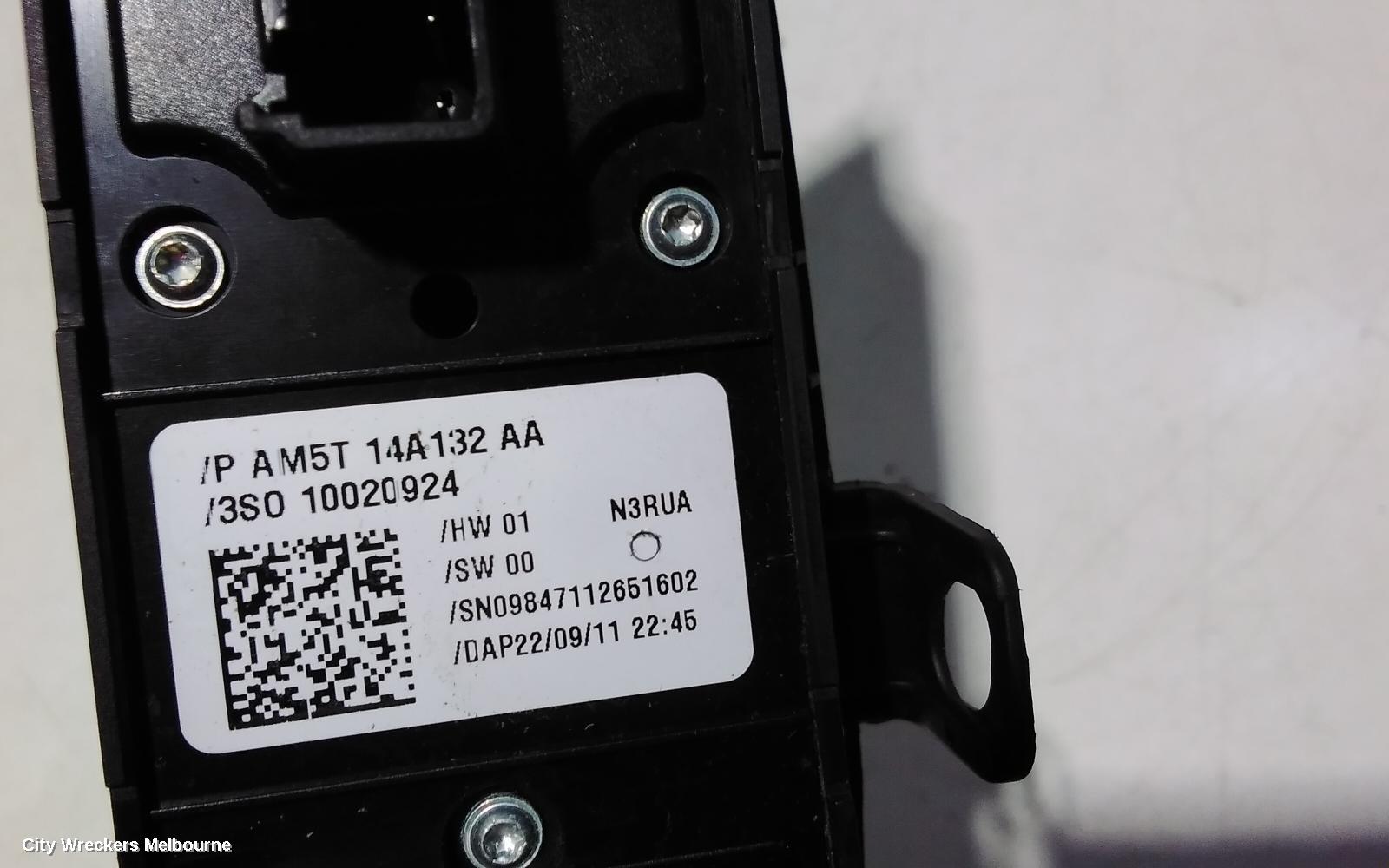 FORD FOCUS PWR DR WIND SWITCH, RH FRONT (MASTER SWITCH), LW, MANUAL FOLD, NON CHROME INSERT TYPE, 05/2011 - 08/2015 - Image 3