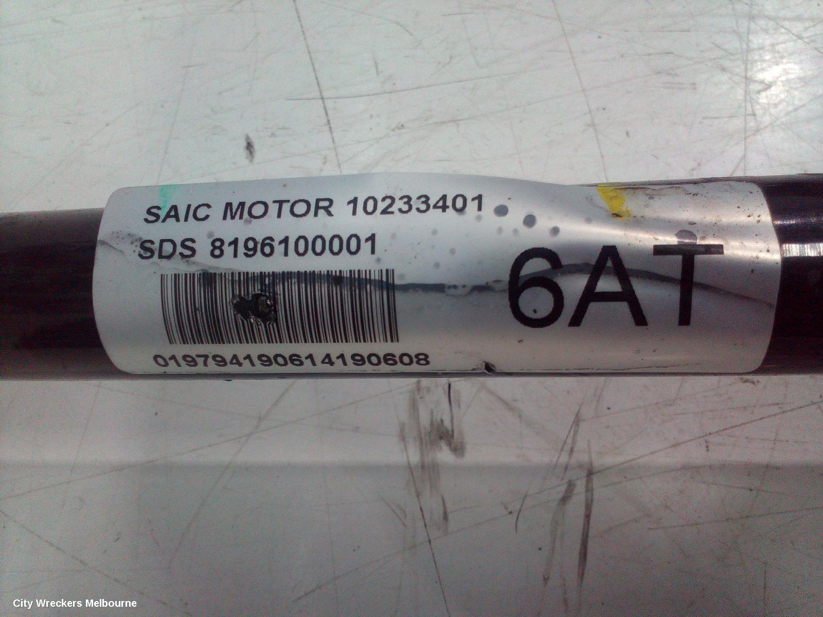 MG ZS LEFT DRIVESHAFT, AZS1, AUTO T/M, PETROL, 1.0, 09/2017 ONWARDS - Image 3