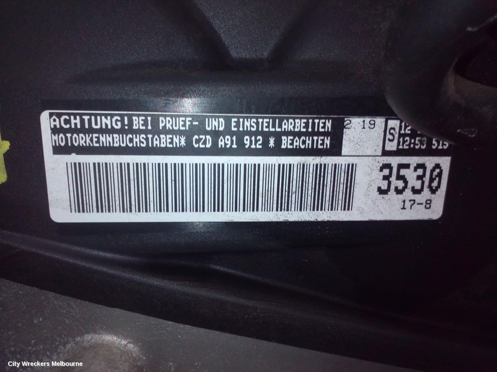 VOLKSWAGEN GOLF ENGINE, PETROL, 1.4, TURBO, GEN 7, CZDA CODE, 07/2015 - 08/2020 - Image 1