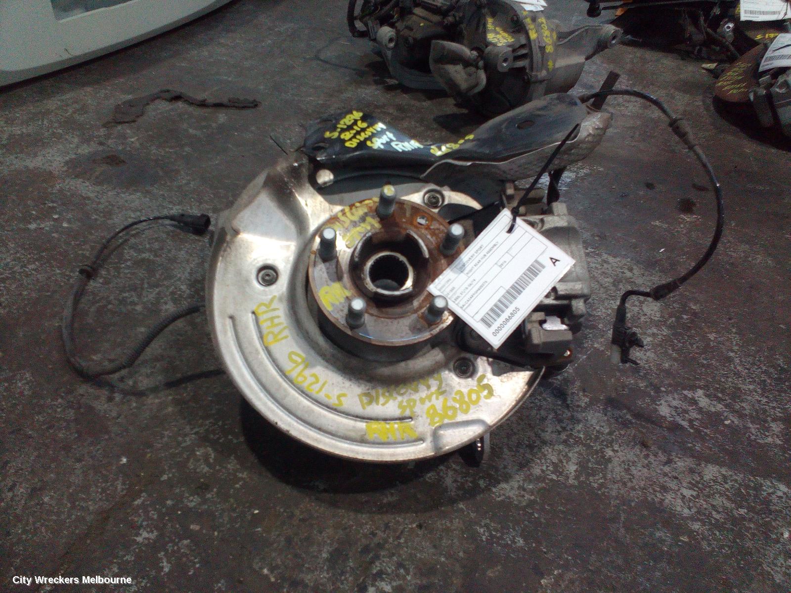 LAND ROVER DISCOVERY SPORT RIGHT REAR HUB ASSEMBLY, L550, 01/2015 - 06/2019 - Image 2