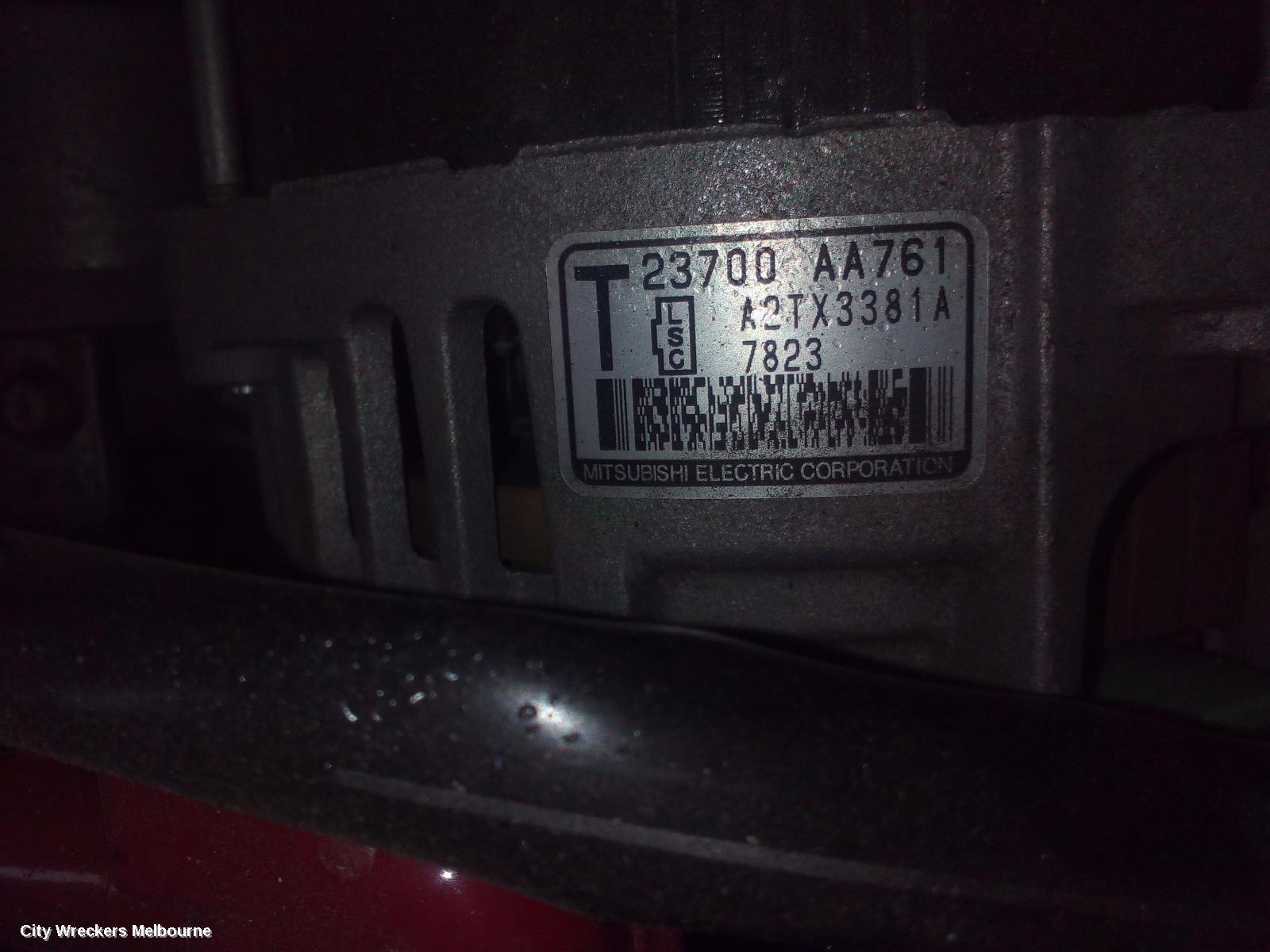 SUBARU FORESTER ALTERNATOR, PETROL, 2.5, FB25, P/N 23700AA761, SJ, 12/2012 - 08/2018 - Image 1