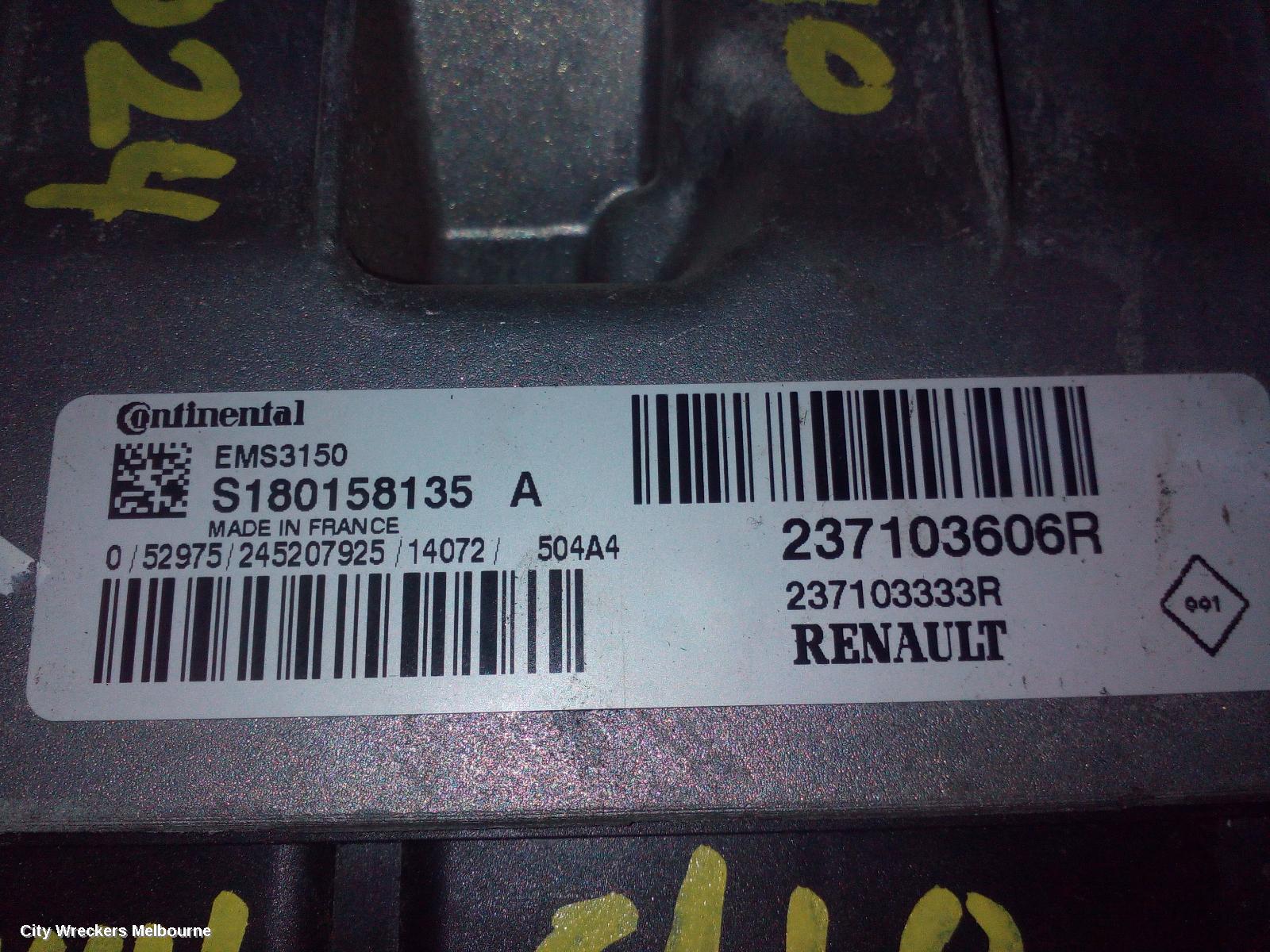 RENAULT CLIO ECU, ENGINE ECU, 1.2, H5F, TURBO, ECU ONLY, X98, 09/2013 - 10/2019 - Image 2