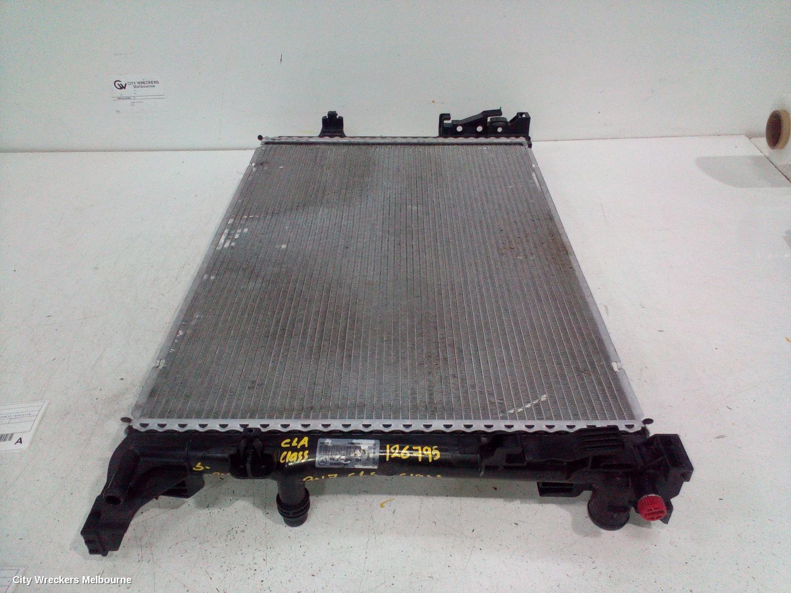 MERCEDES CLA CLASS RADIATOR, AUTO, 1.6, TURBO PETROL, P/N A2465001303, C117, 10/2013 - 01/2019 - Image 1