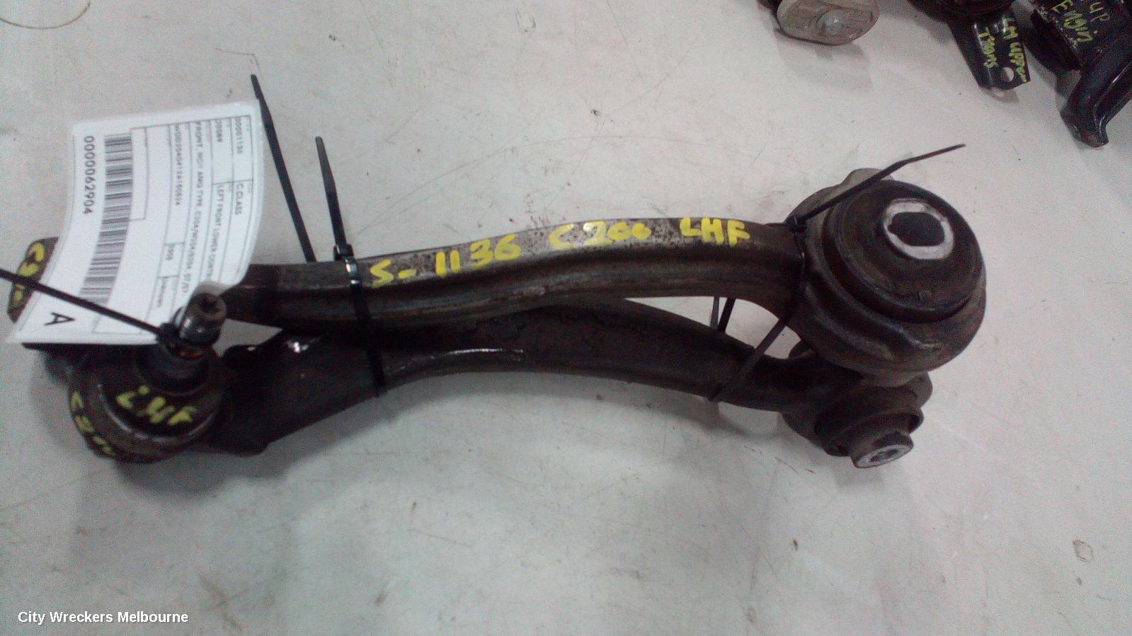 MERCEDES C CLASS LEFT FRONT LOWER CONTROL ARM, FRONT, NON AMG TYPE, C204/W204/S204, 07/2007 ONWARDS - Image 2