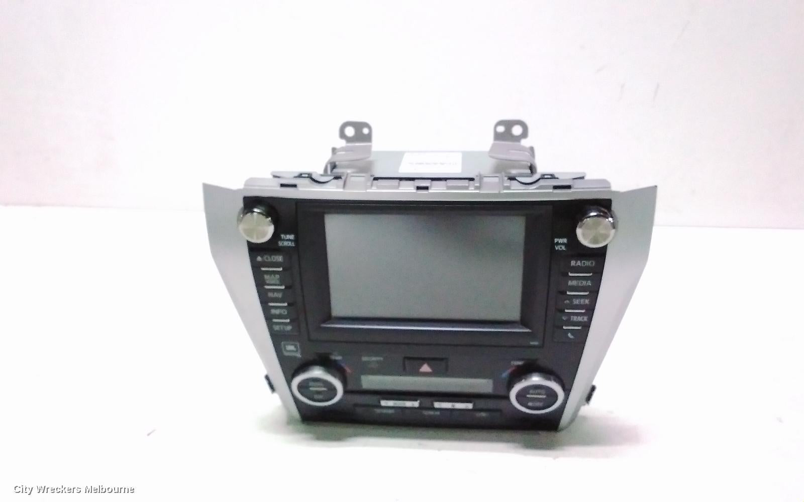 TOYOTA CAMRY RADIO/CD/DVD/SAT/TV, 6.1IN TOUCHSCREEN (P/N ON FACE 100035), ASV50/AVV50, 12/2011 - 05/2015 - Image 1