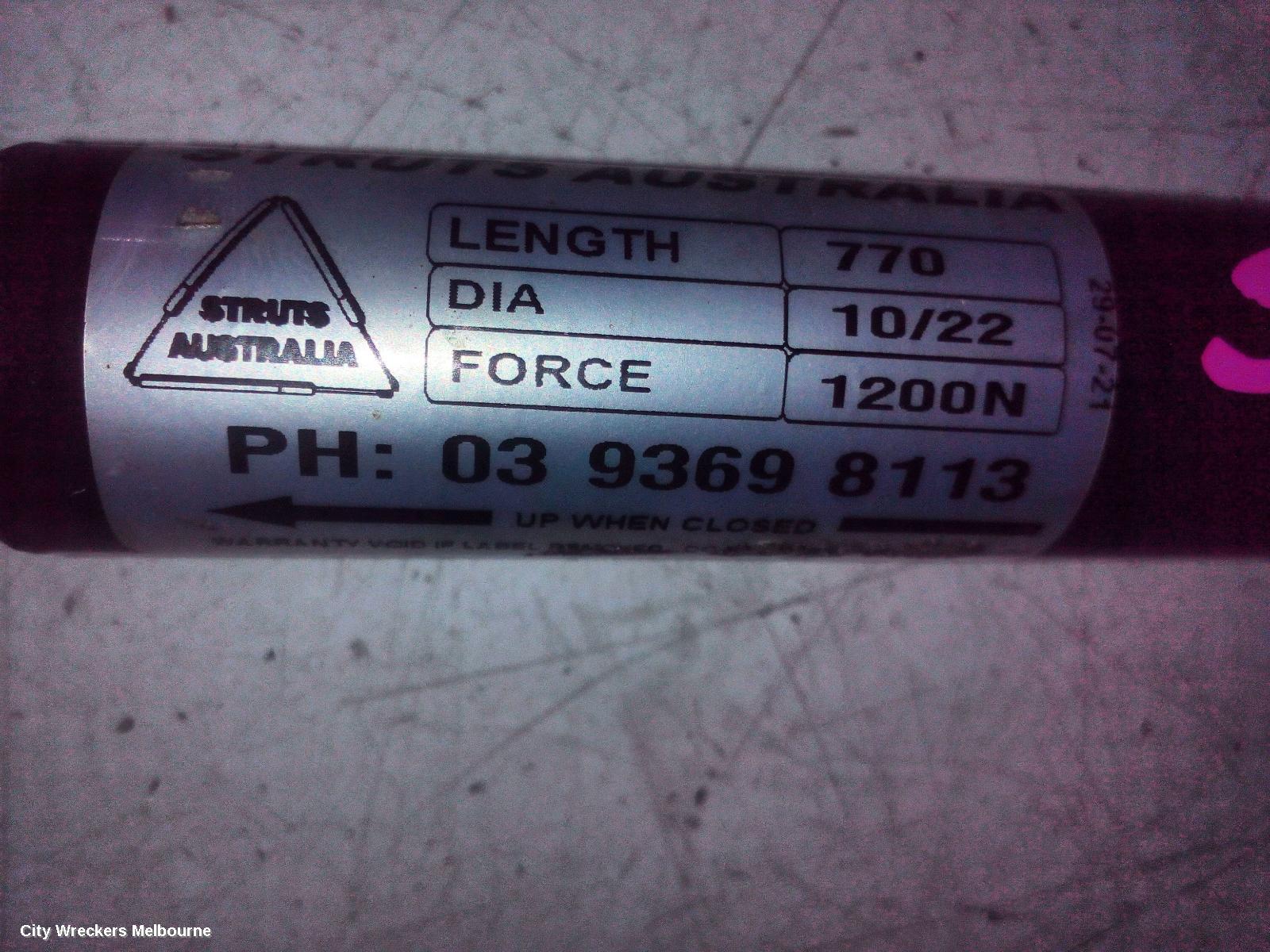 TOYOTA HIACE HATCH STRUT, SLWB, PAIR, 300 SERIES, 02/2019 ONWARDS - Image 3