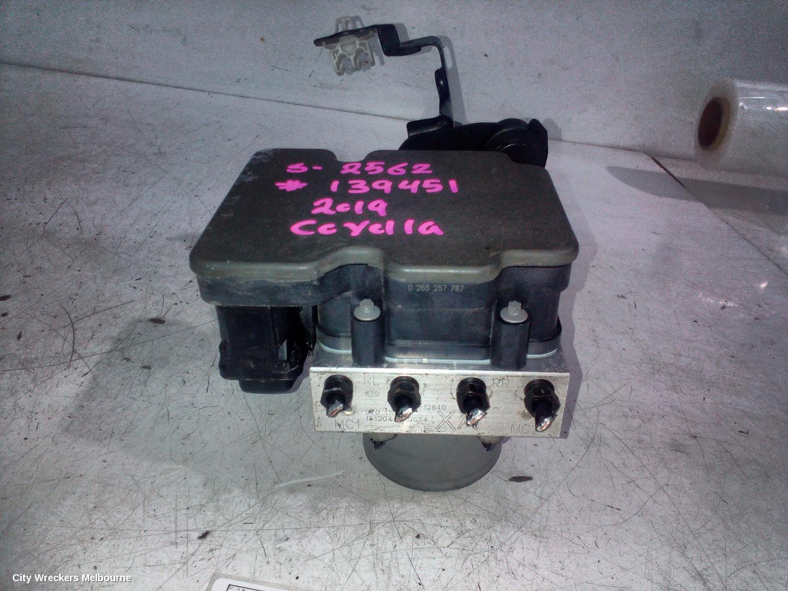 TOYOTA COROLLA ABS PUMP/MODULATOR, MZEA12R, NON HYBRID, P/N 4454012840, 07/2018 ONWARDS - Image 3