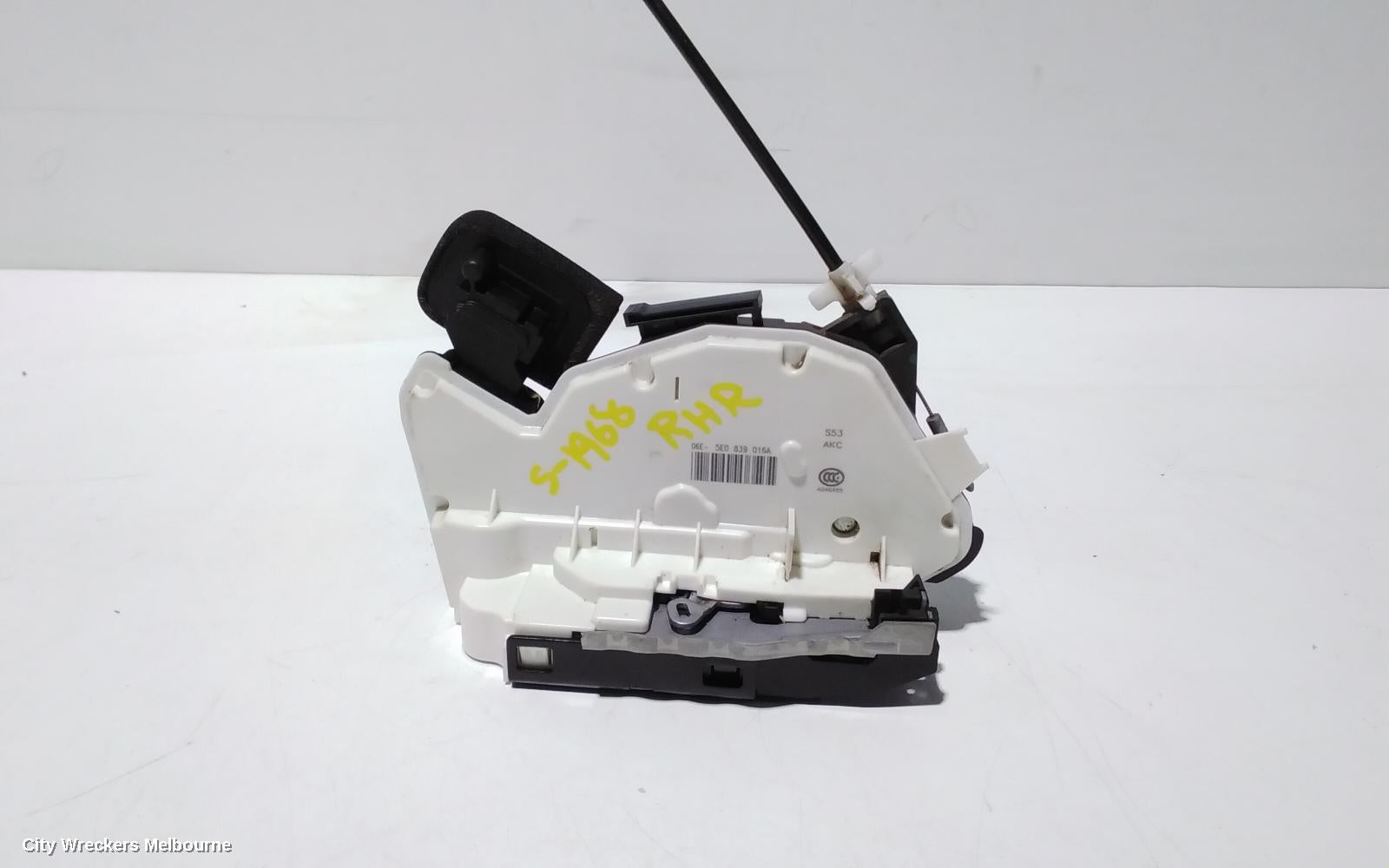 SKODA OCTAVIA DOOR/BOOT/GATE LOCK, RIGHT REAR DOOR LOCK, NE, WAGON, 11/2013 - 09/2020 - Image 2