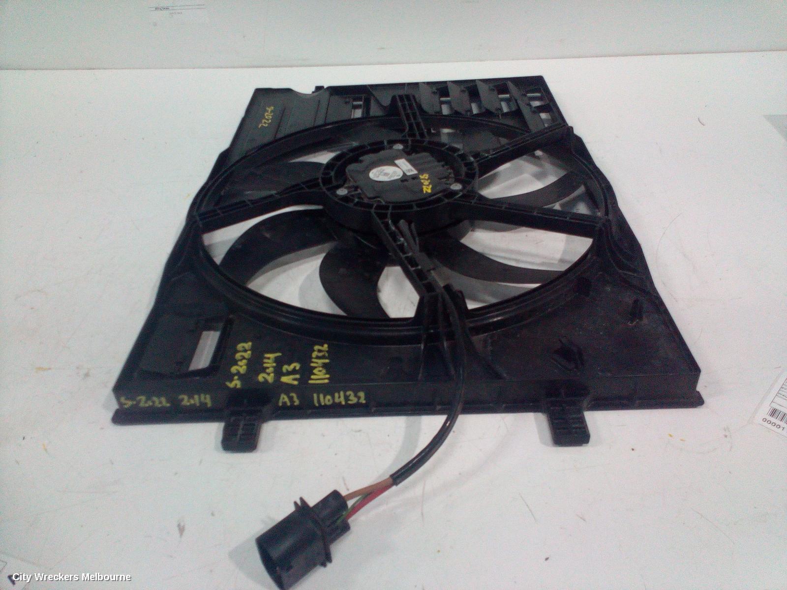 AUDI A3 FAN, DUAL FAN ASSY, 1.8, PETROL, CJSA CODE, 320W/200W (BROSE), 8V, 05/2013 - 05/2016 - Image 1