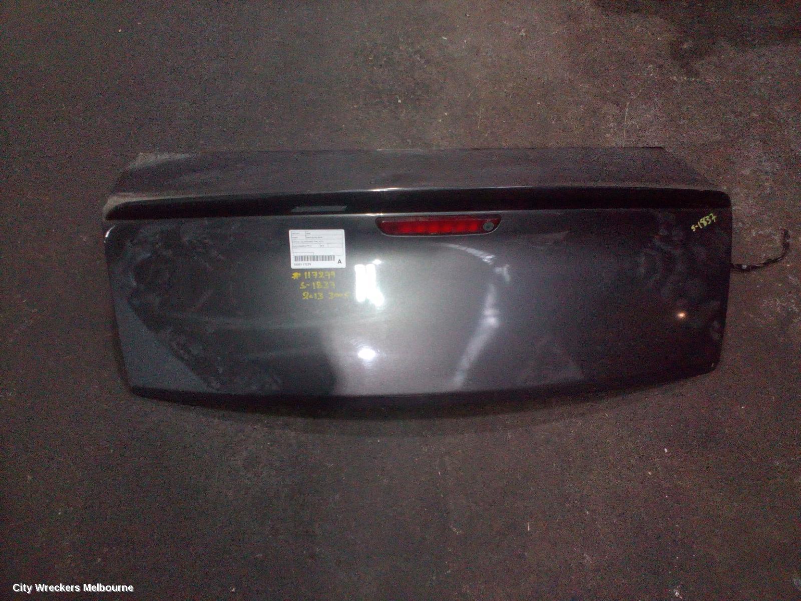 CHRYSLER 300C BOOTLID/TAILGATE, BOOTLID, LX2, SPOILERED TYPE, 07/2012 ONWARDS - Image 1