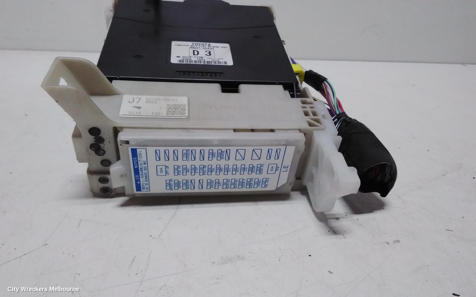 TOYOTA YARIS FUSE BOX, UNDER DASH, NCP13#, 08/2011 - 12/2019 - Image 2