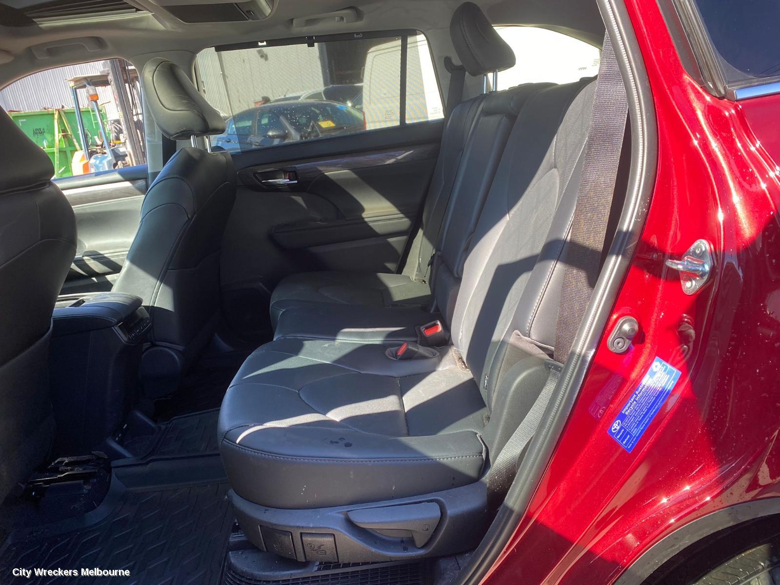 TOYOTA KLUGER COMPLETE INTERIOR, AXUH78/GSU70/GSU75, GX, LEATHERETTE, BLACK, 03/2021 ONWARDS - Image 1