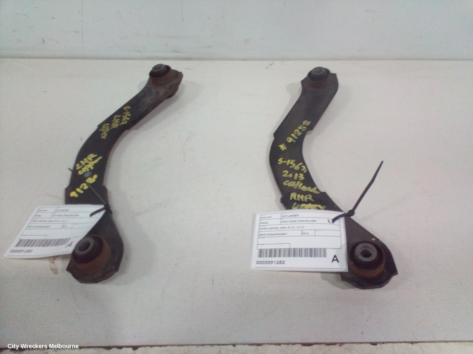 MITSUBISHI OUTLANDER RIGHT REAR TRAILING ARM, UPPER CONTROL ARM, ZJ-ZL, 10/2012 ONWARDS - Image 2