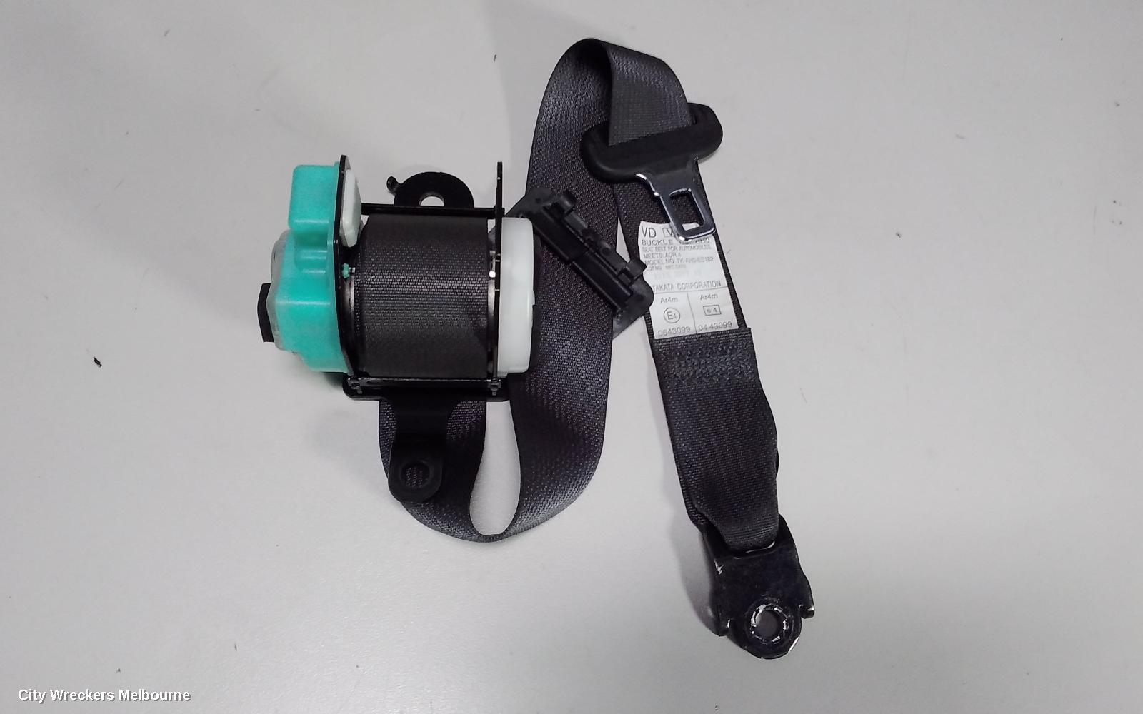 SUBARU WRX SEATBELT/STALK, CENTRE REAR, SEAT BELT ONLY, V1, 03/2014 ONWARDS - Image 1