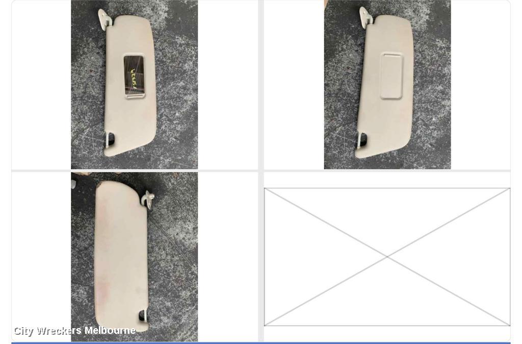 FORD RANGER SUNVISOR, PX1, RH SIDE, GREY, NON SLIDING TYPE, 06/2011 - 06/2015 - Image 1