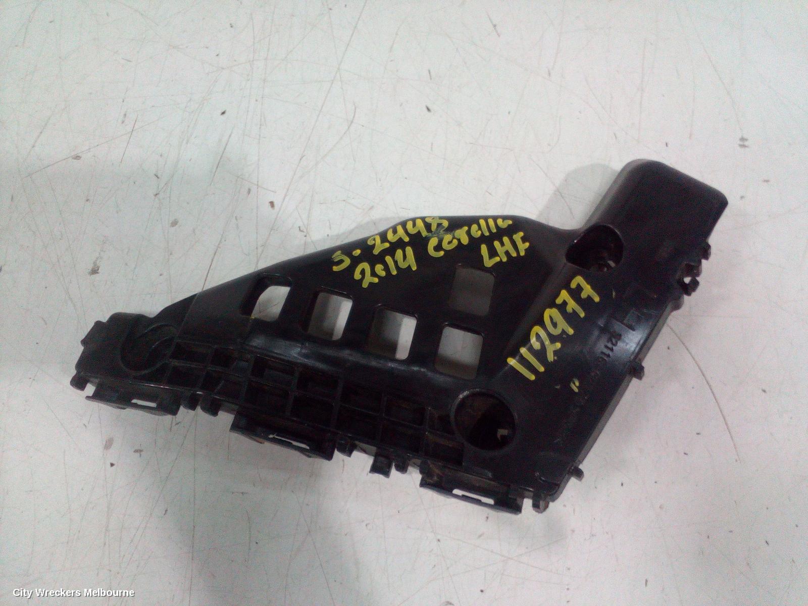 TOYOTA COROLLA, ZRE172R, SEDAN, 12/2013 - 06/2019, LHF BAR BRAKET: 112977 - Image 2