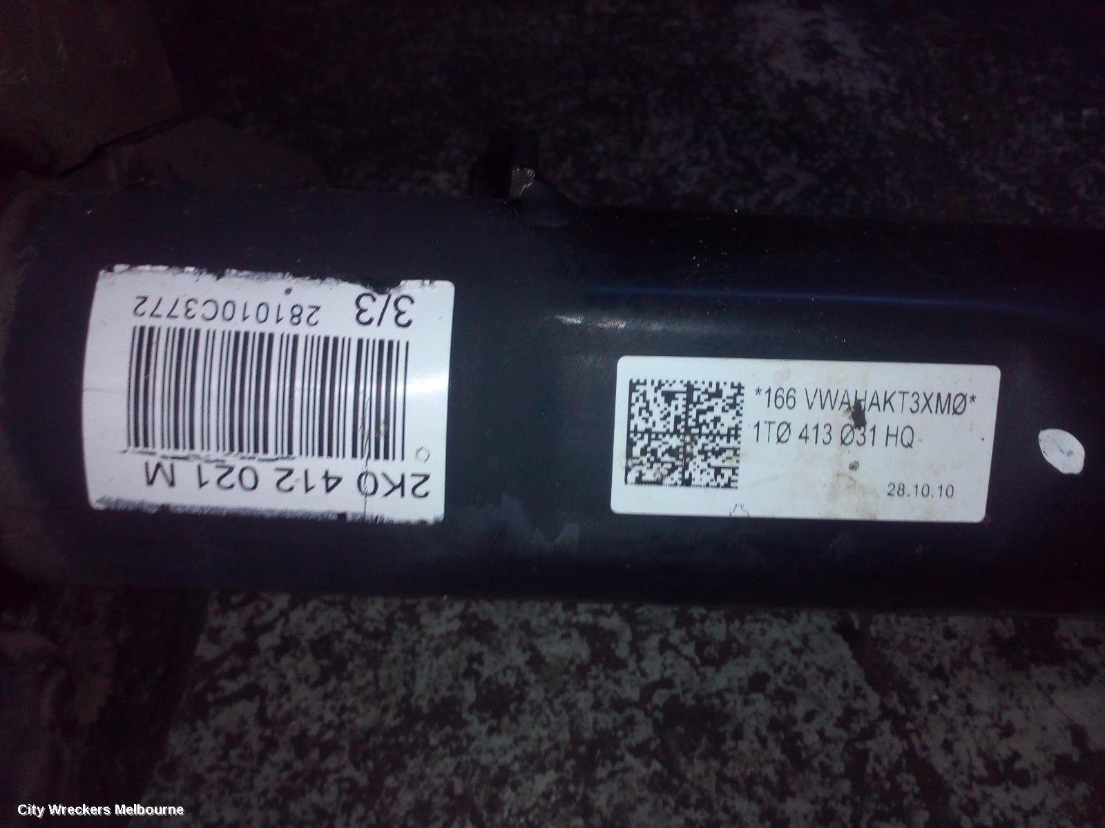 VOLKSWAGEN CADDY RIGHT FRONT STRUT, 2K, 08/2010 - 06/2015 - Image 1